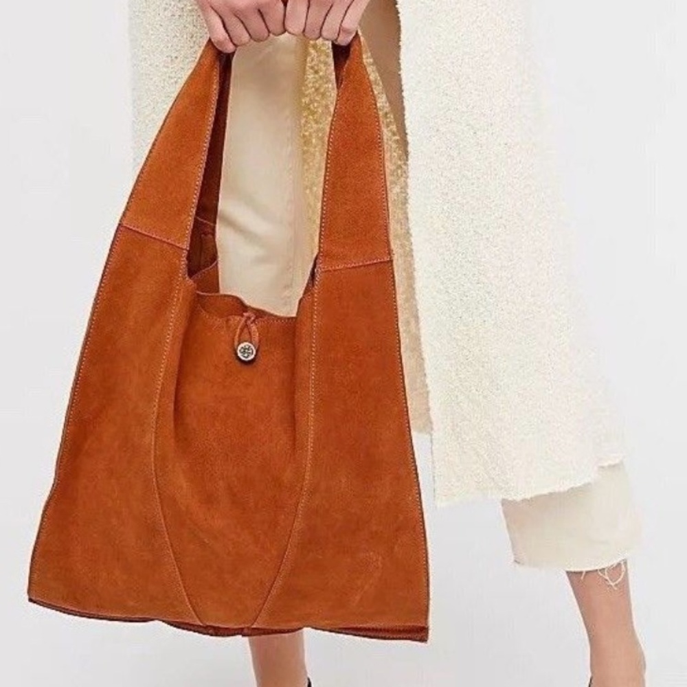 Free People Slouchy Suede Hobo Bag